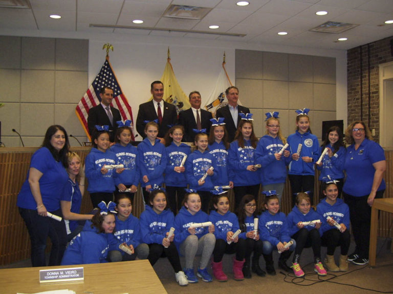 Committee salutes cheerleaders, touches on issues in Holmdel