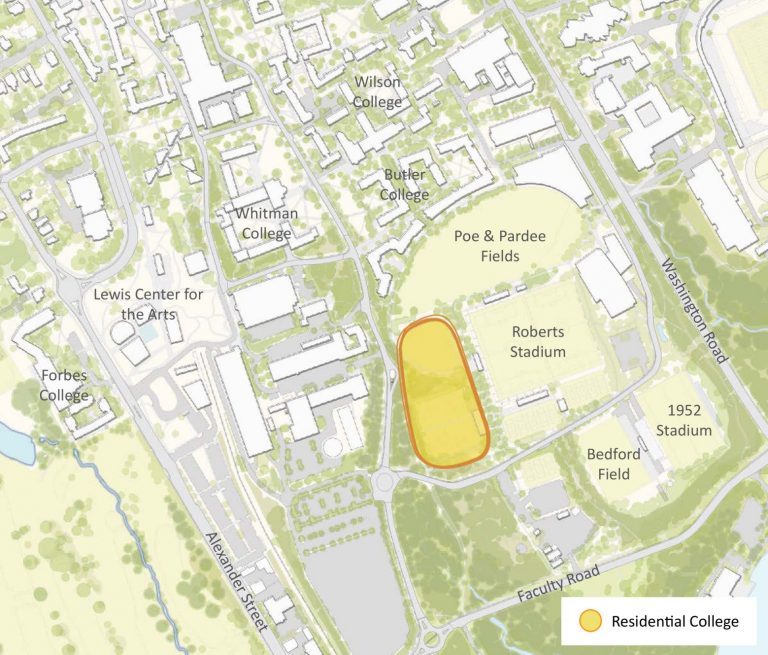 Princeton University unveils possible location for next student dorm