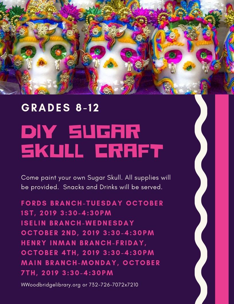 Teen Sugar Skull Craft @ Fords
