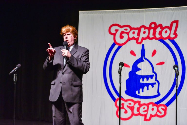 Getting big laughs out of a big election with the Capitol Steps