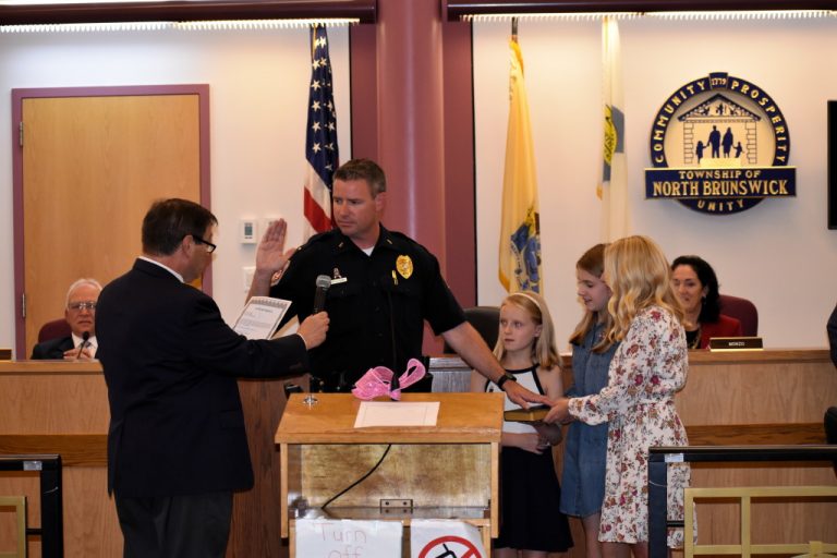 North Brunswick Police Department promotes three to higher ranks
