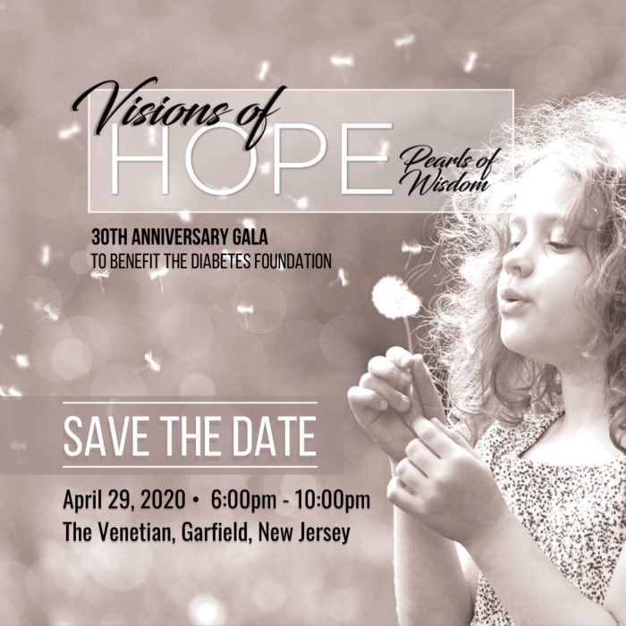 Diabetes Foundation Visions of Hope Fundraising Gala