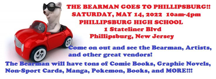 Bear Man Comics at Phillipsburg Comic-Con