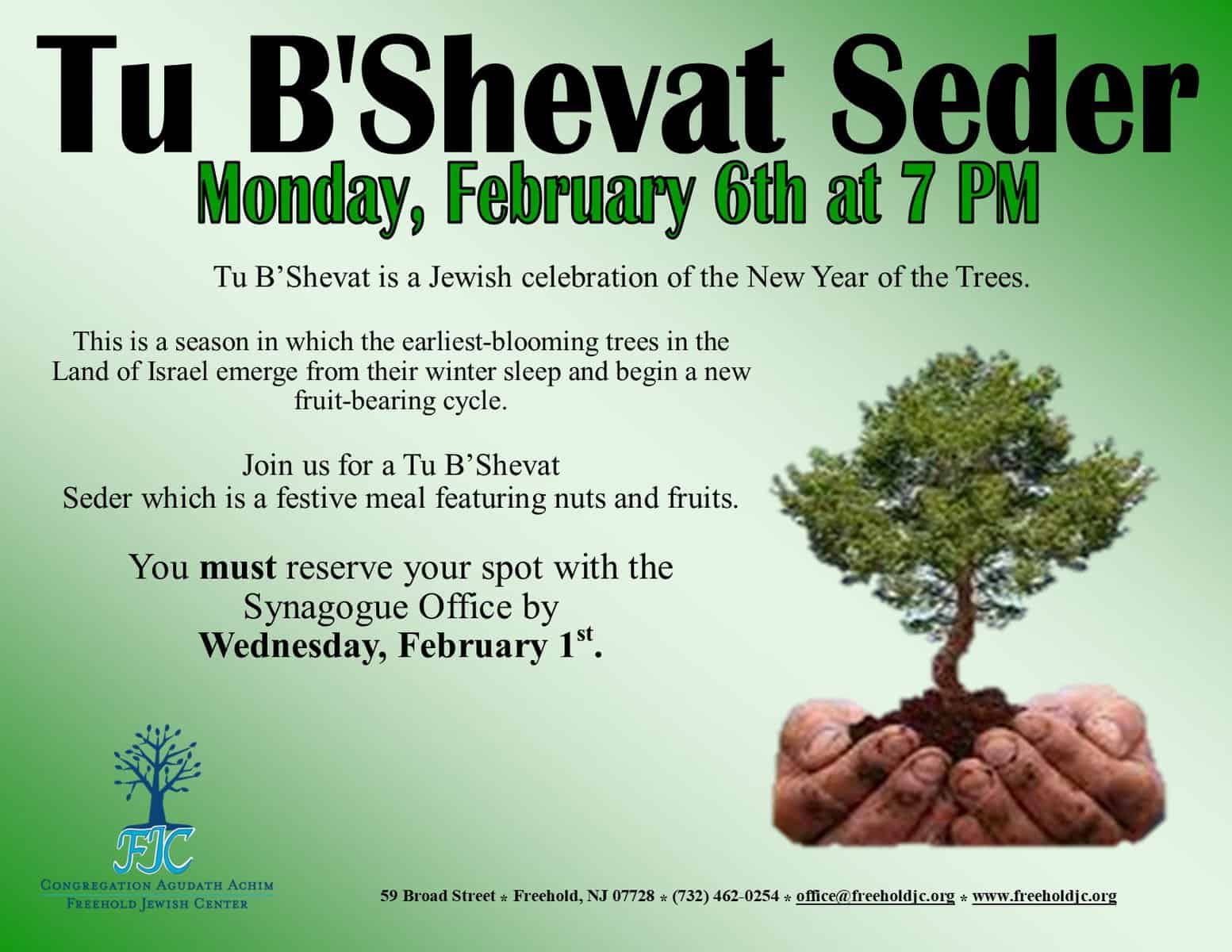 Tu B'Shevat Seder - Centraljersey.com