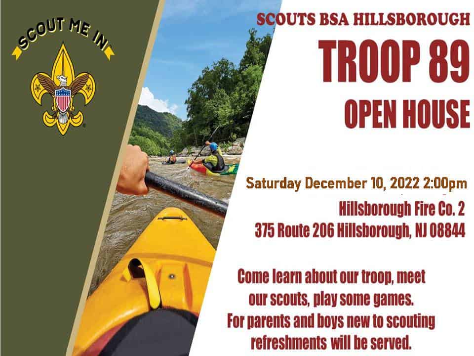 Scouts BSA Hillsborough Troop89 Open House