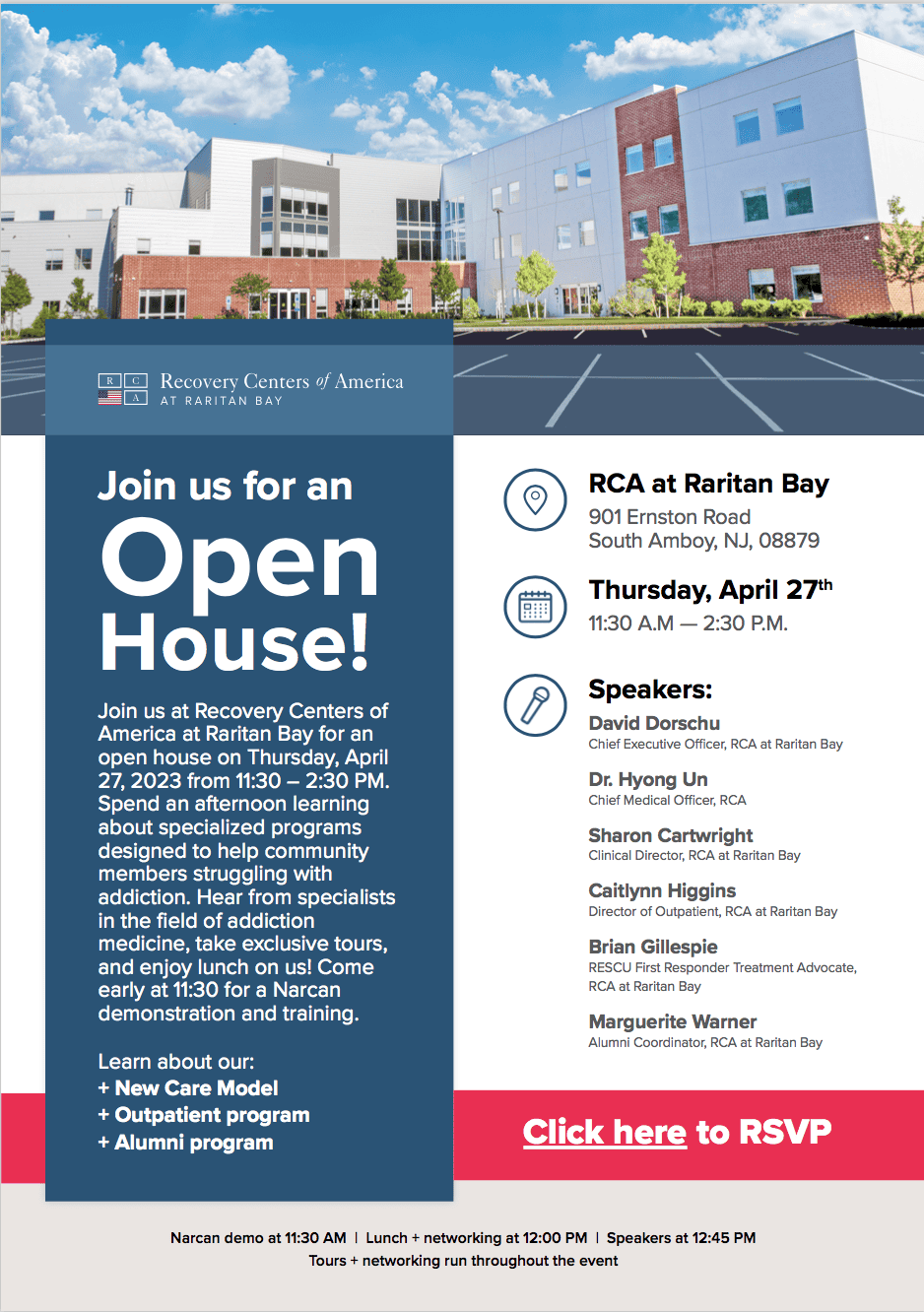 Recovery Centers of America at Raritan Bay Open House