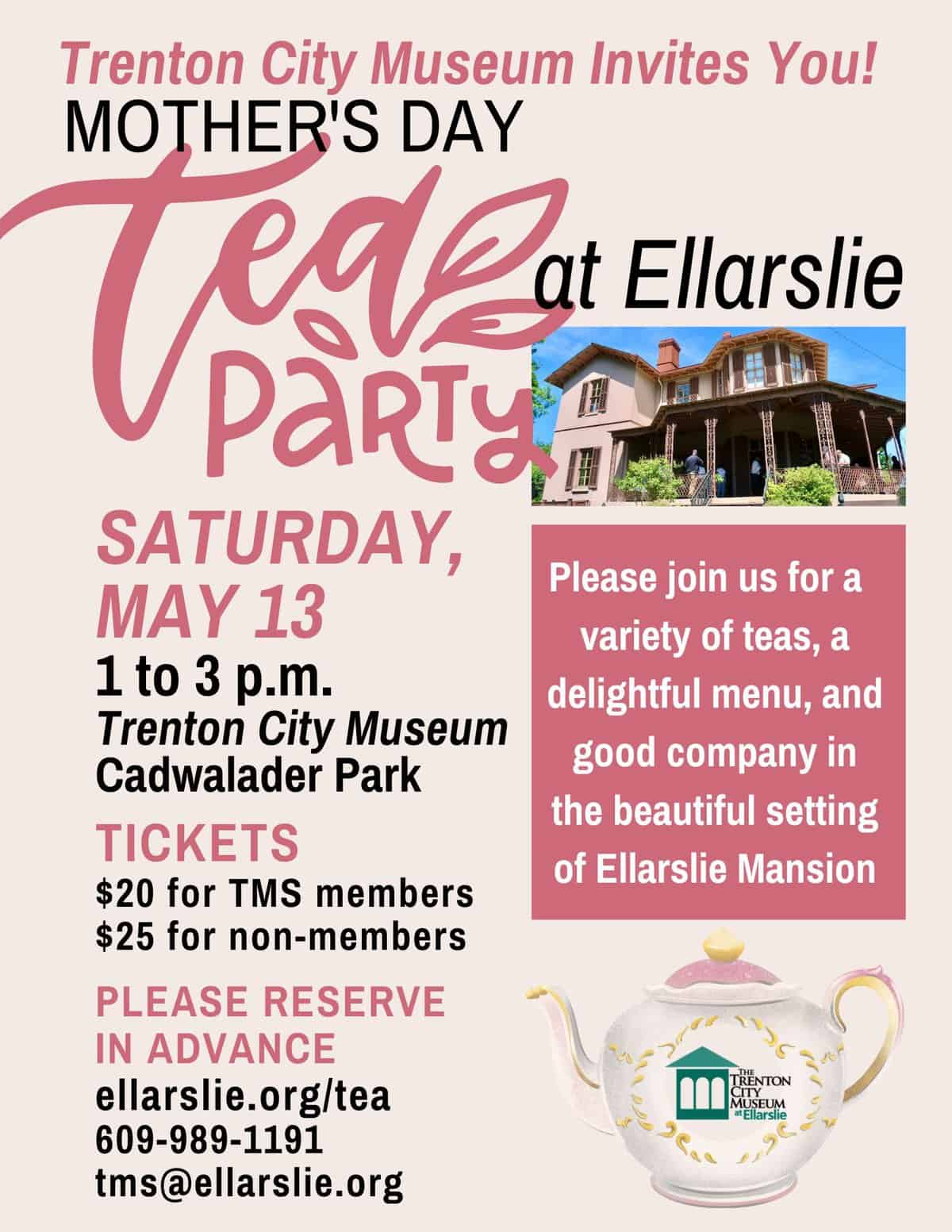 Tea Party at Trenton City Museum