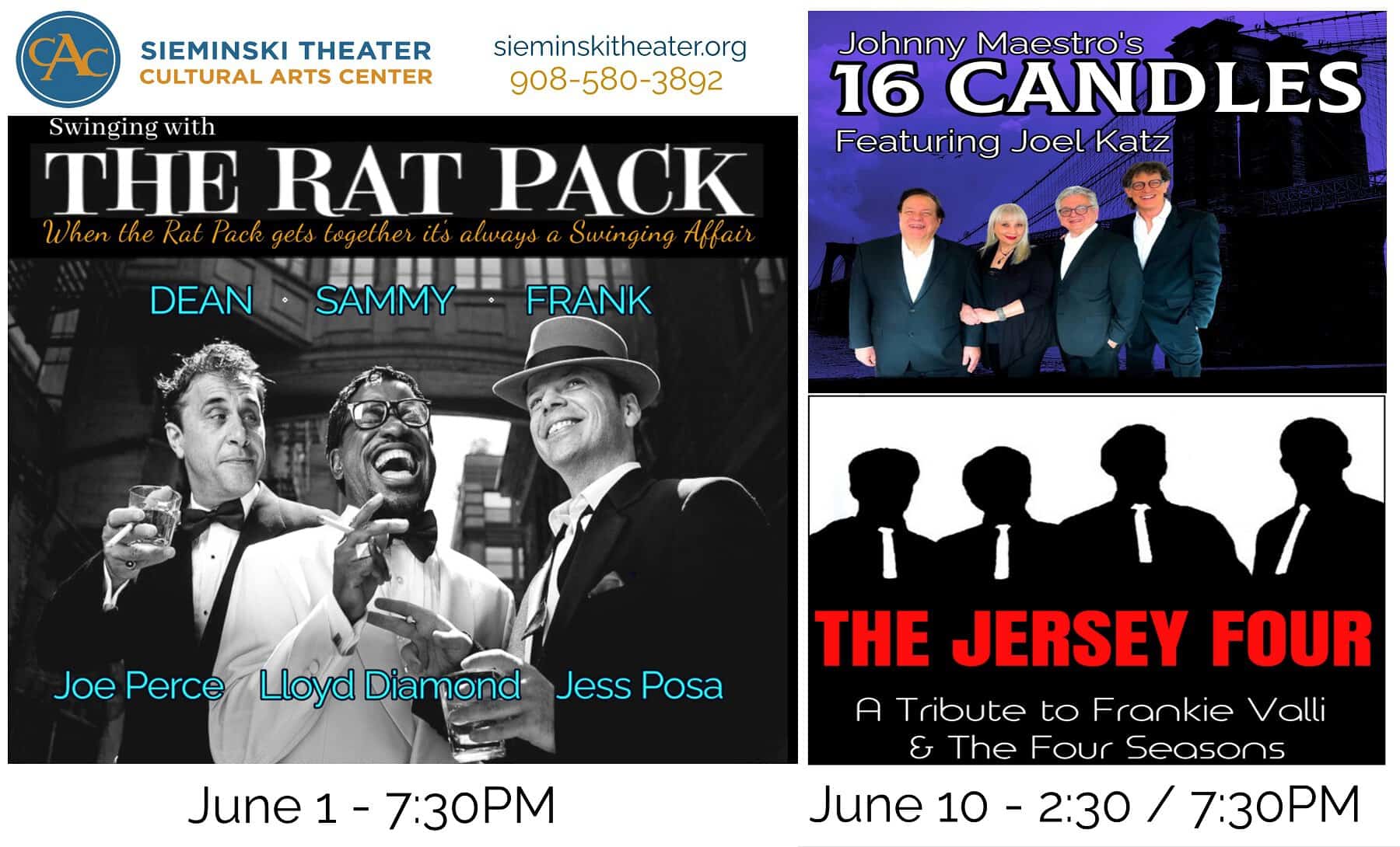 Golden Oldies Shows in June at the Sieminski Theater