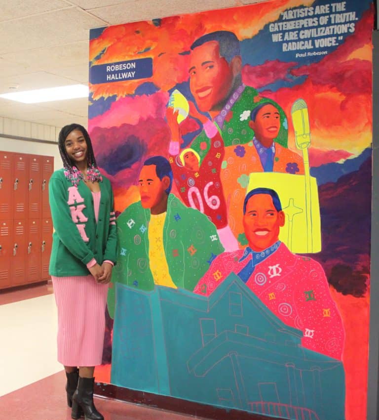 Paul Robeson mural unveiled at Princeton Middle School