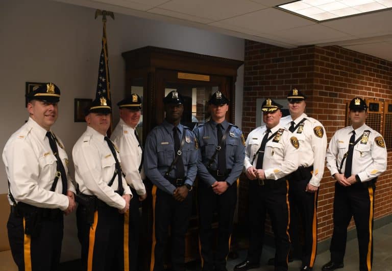 Lawrence Township swears in two new police officers