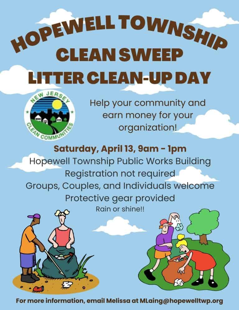 Hopewell Township to hold Clean Sweep Day April 13