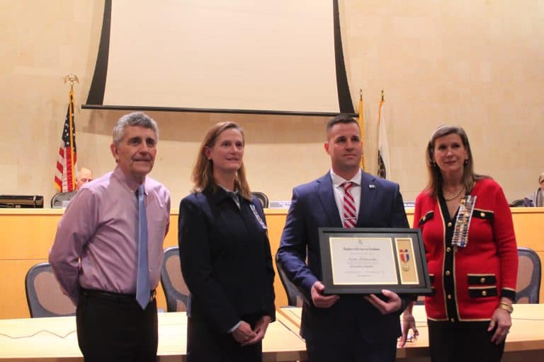 Firefighter Keith Wadsworth honored with Distinguished Citizen Medal