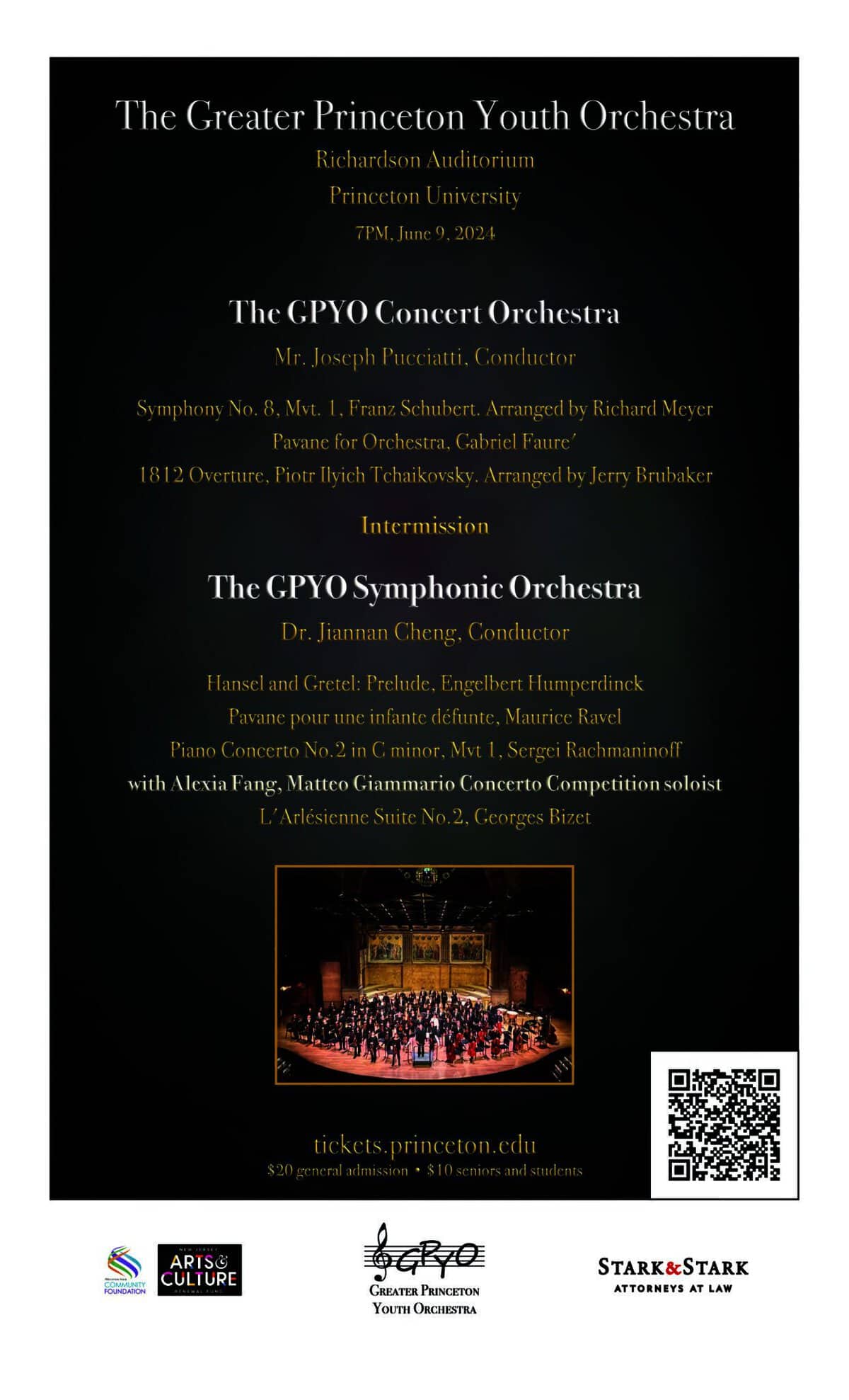 The Greater Princeton Youth Orchestra Spring Finale Concert