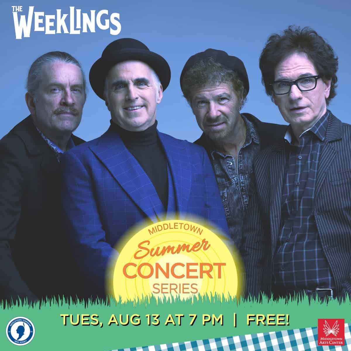 Middletown Summer Concert Series featuring THE WEEKLINGS