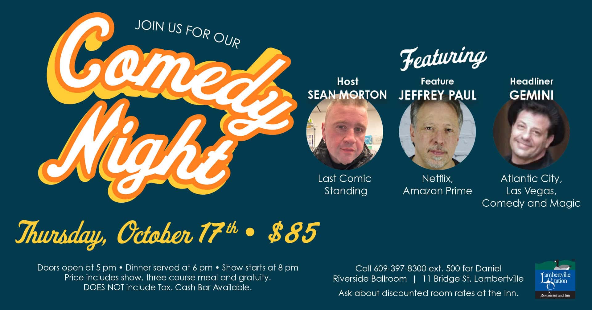 Comedy Night at Lambertville Station