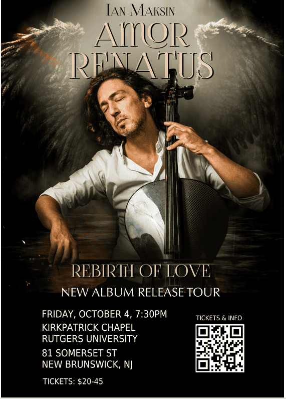 Ian Maksin cello concert "Amor Renatus - Rebirth of Love"