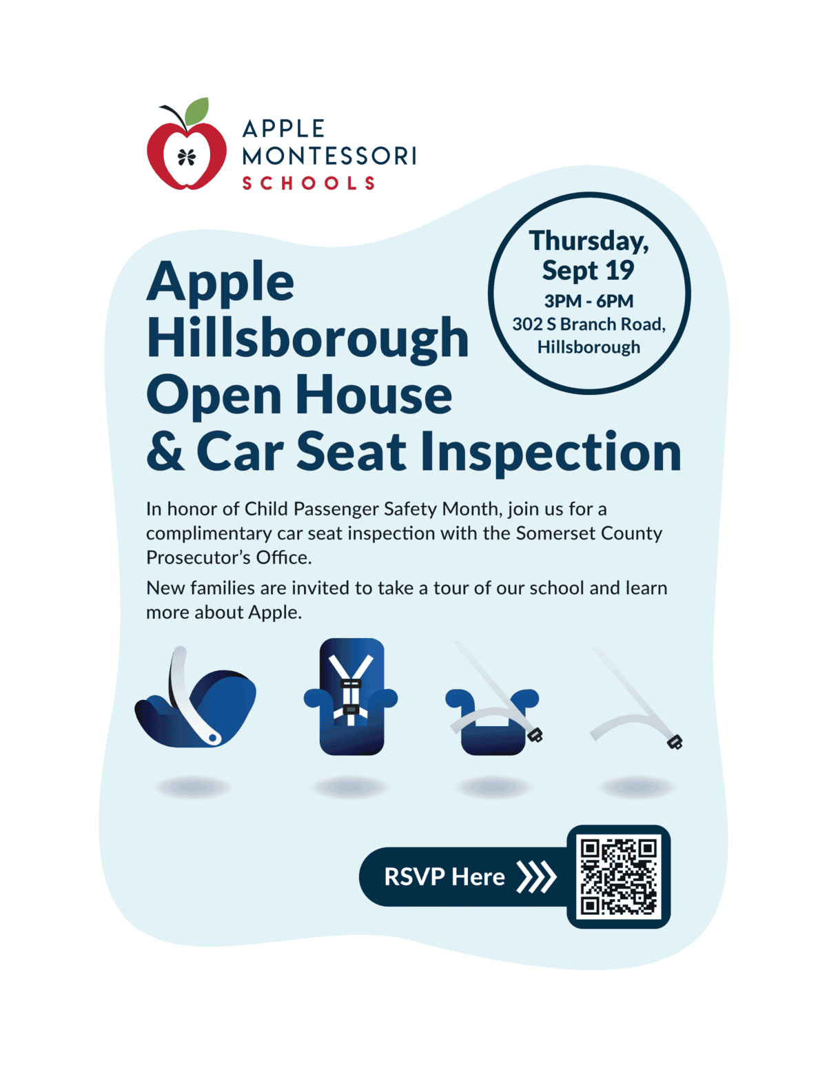 Apple Hillsborough Open House & Car Seat Inspection