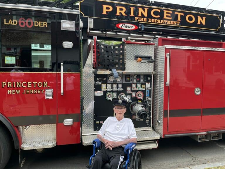 Princeton volunteer firefighter honored for 76 years of service