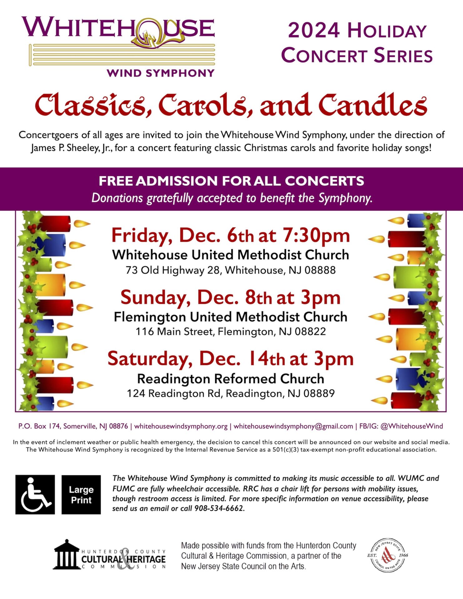 Classics, Carols, and Candles