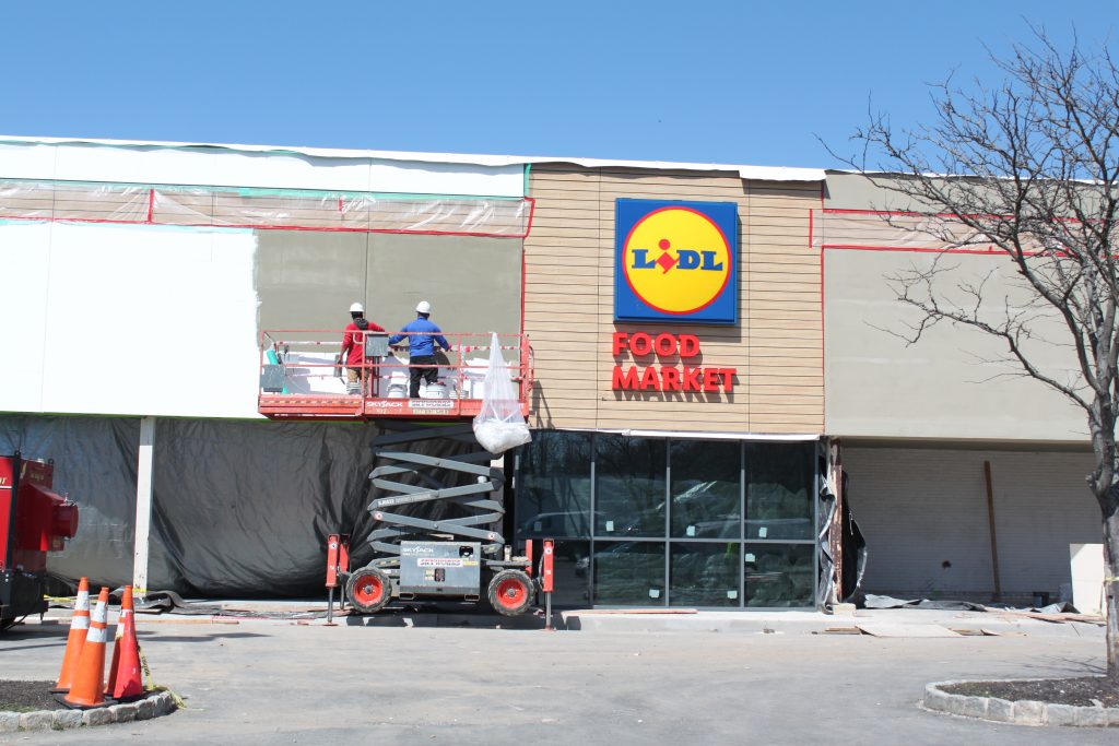 Construction At Lidl Continues Grand Opening Expected For The Summer Centraljersey Com